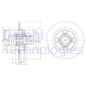 FREN DİSKİ DELPHI BG9029RS