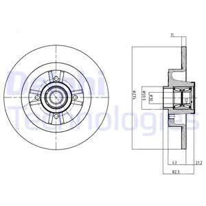 FREN DİSKİ DELPHI BG9030RS