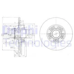 FREN DİSKİ DELPHI BG9031RS