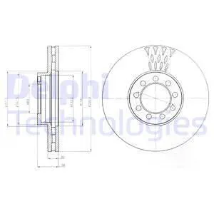FREN DİSKİ DELPHI BG9062