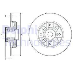 FREN DİSKİ DELPHI BG9116RS