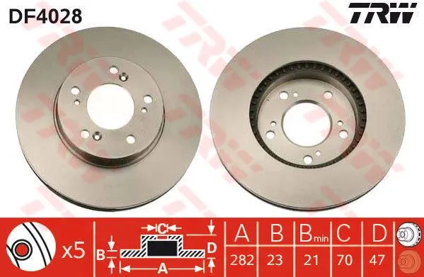 FREN DİSKİ TRW DF4028