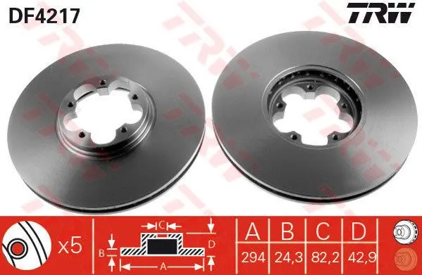 FREN DİSKİ TRW DF4217