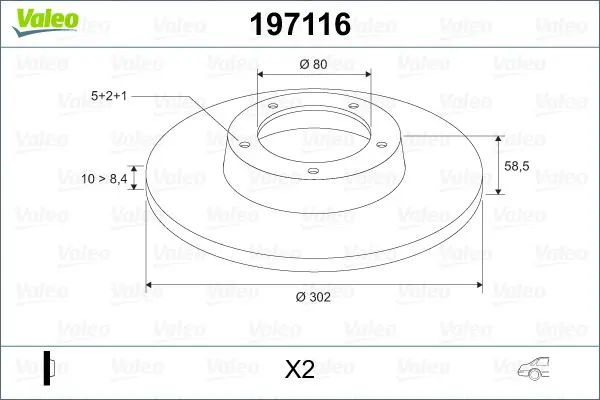 FREN DİSKİ VALEO 197116
