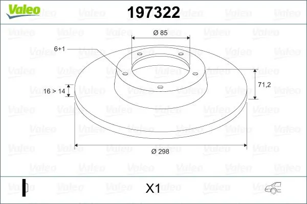 FREN DİSKİ VALEO 197322