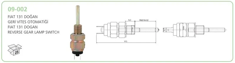 GERİ VİTES MÜŞÜRÜ VE PARÇALARI AKSA 09-002
