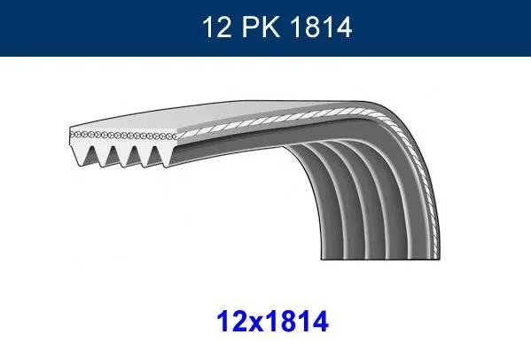 GMB - Ağır Vasıta ALTERNATÖR V KAYIŞI GMB GPK 12PK1814