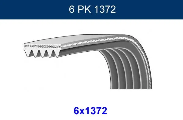 GMB - Ağır Vasıta ALTERNATÖR V KAYIŞI GMB GPK 6PK1372