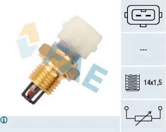 HARARET ISI SICAKLIK FAN MÜŞÜRÜ VE PARÇALARI FAE 33170