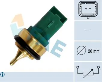 HARARET ISI SICAKLIK FAN MÜŞÜRÜ VE PARÇALARI FAE 33707