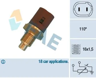 HARARET ISI SICAKLIK FAN MÜŞÜRÜ VE PARÇALARI FAE 34450