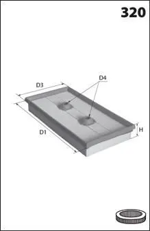 HAVA FİLTRESİ BOSCH F026400342