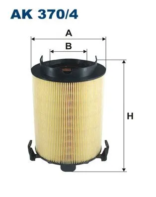 HAVA FİLTRESİ FILTRON AK 370/4