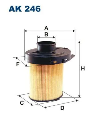 HAVA FİLTRESİ FILTRON AK246