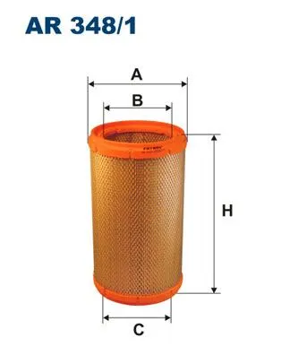 HAVA FİLTRESİ FILTRON AR348/1