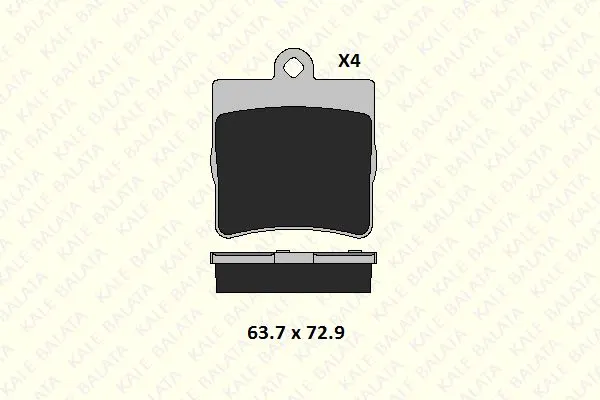 KALE BALATA DİSK BALATA KALE B 21919 157 04 MSH