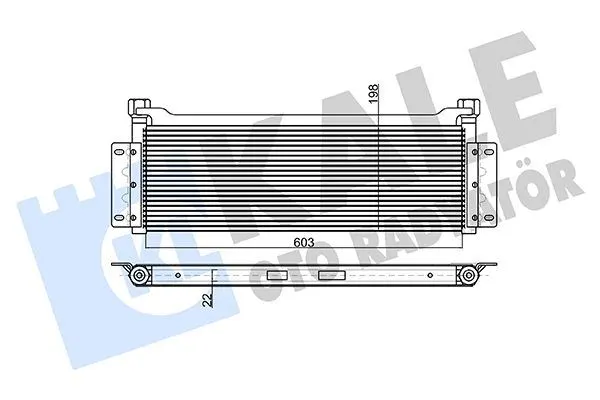 KALE RADYATOR - Ağır Vasıta YAĞ SOĞUTUCU KALE 0608031AB