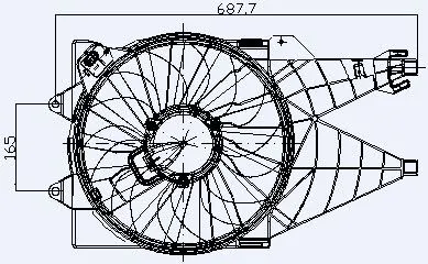 KALE RADYATOR FAN MOTORU VE PARÇALARI KALE 013501001