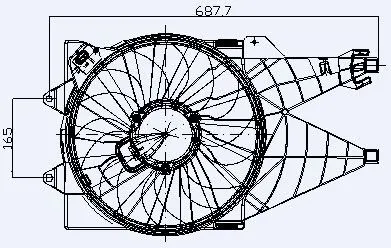KALE RADYATOR FAN MOTORU VE PARÇALARI KALE 013501002