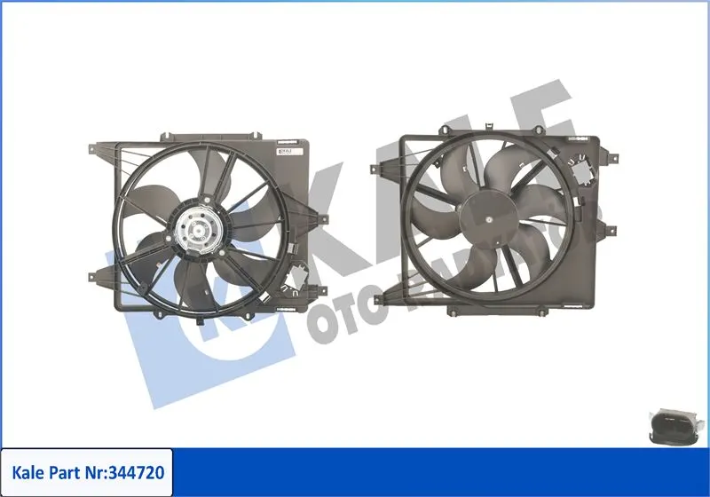 KALE RADYATOR FAN MOTORU VE PARÇALARI KALE 344720