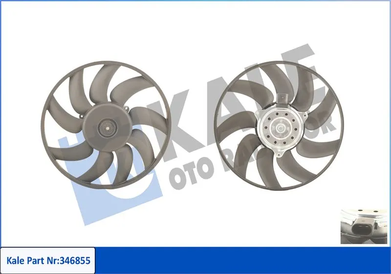 KALE RADYATOR FAN MOTORU VE PARÇALARI KALE 346855