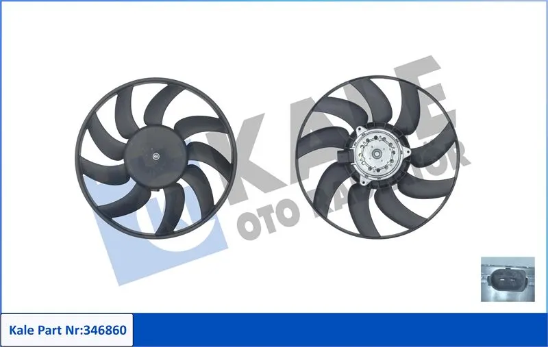KALE RADYATOR FAN MOTORU VE PARÇALARI KALE 346860