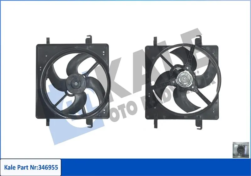 KALE RADYATOR FAN MOTORU VE PARÇALARI KALE 346955