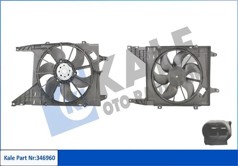 KALE RADYATOR FAN MOTORU VE PARÇALARI KALE 346960