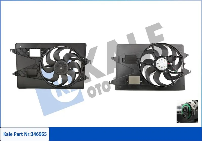 KALE RADYATOR FAN MOTORU VE PARÇALARI KALE 346965
