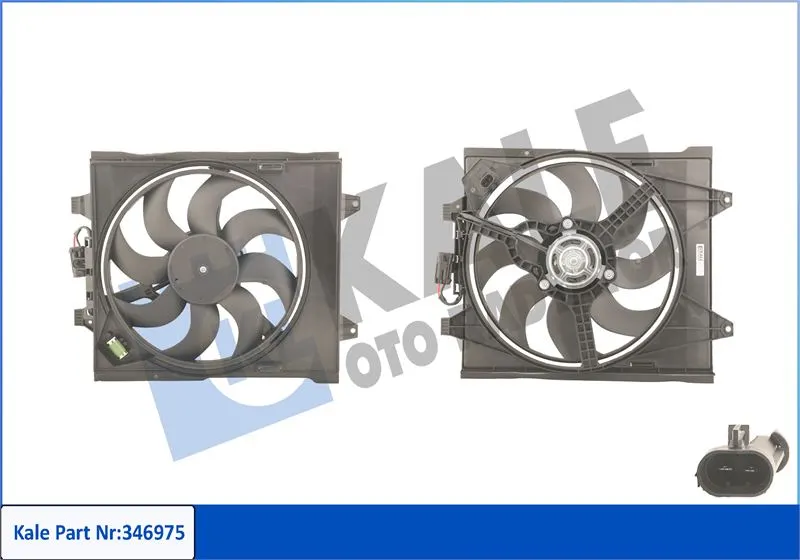 KALE RADYATOR FAN MOTORU VE PARÇALARI KALE 346975