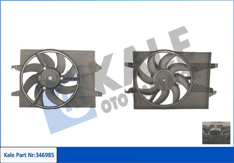 KALE RADYATOR FAN MOTORU VE PARÇALARI KALE 346985
