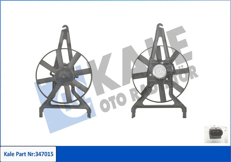 KALE RADYATOR FAN MOTORU VE PARÇALARI KALE 347015