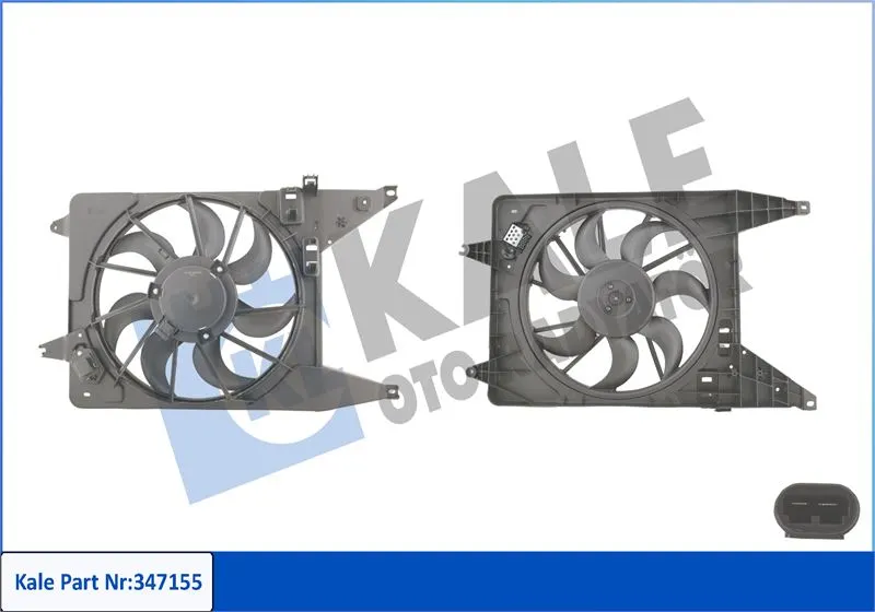 KALE RADYATOR FAN MOTORU VE PARÇALARI KALE 347155
