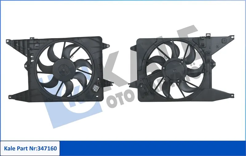 KALE RADYATOR FAN MOTORU VE PARÇALARI KALE 347160