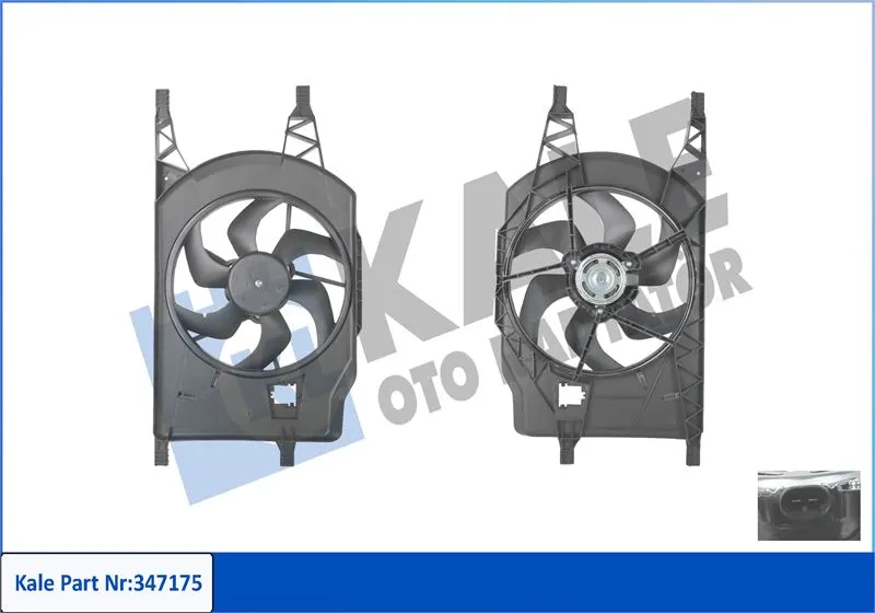 KALE RADYATOR FAN MOTORU VE PARÇALARI KALE 347175