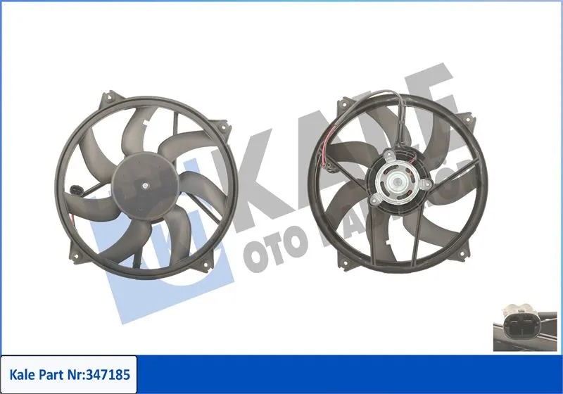 KALE RADYATOR FAN MOTORU VE PARÇALARI KALE 347185