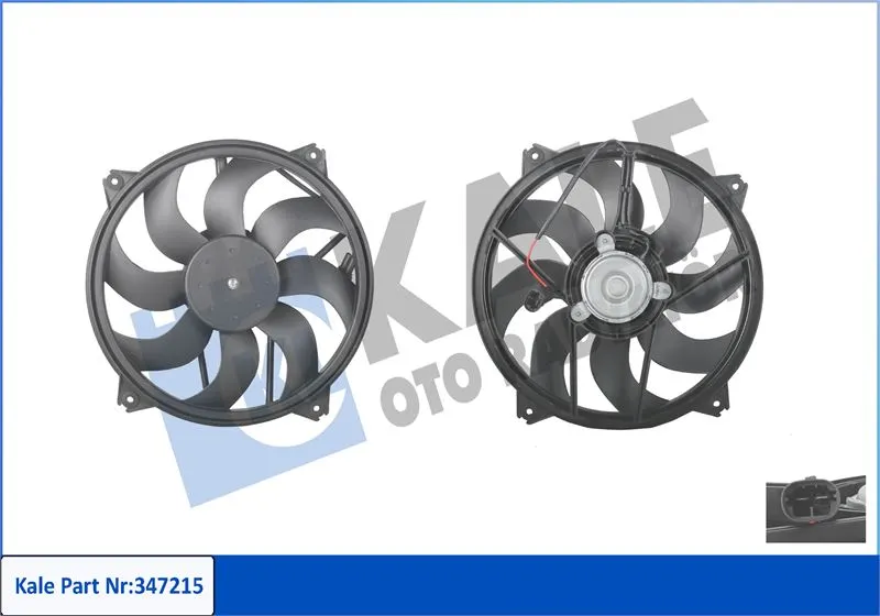 KALE RADYATOR FAN MOTORU VE PARÇALARI KALE 347215
