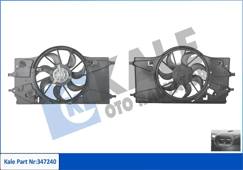 KALE RADYATOR FAN MOTORU VE PARÇALARI KALE 347240