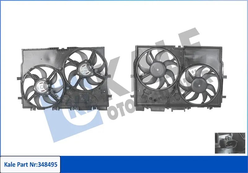 KALE RADYATOR FAN MOTORU VE PARÇALARI KALE 348495