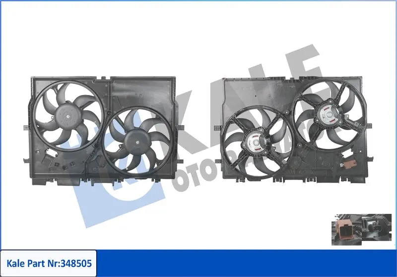 KALE RADYATOR FAN MOTORU VE PARÇALARI KALE 348505