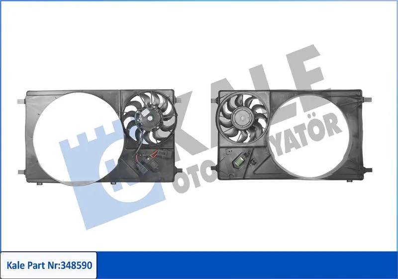 KALE RADYATOR FAN MOTORU VE PARÇALARI KALE 348590