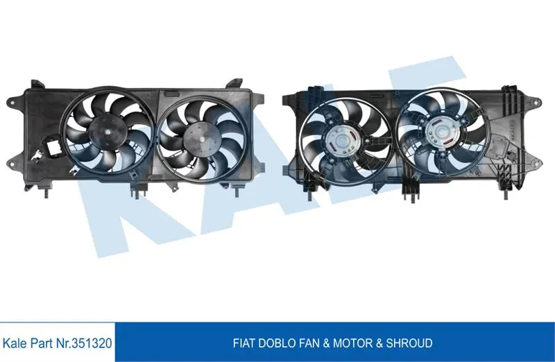 KALE RADYATOR FAN MOTORU VE PARÇALARI KALE 351320