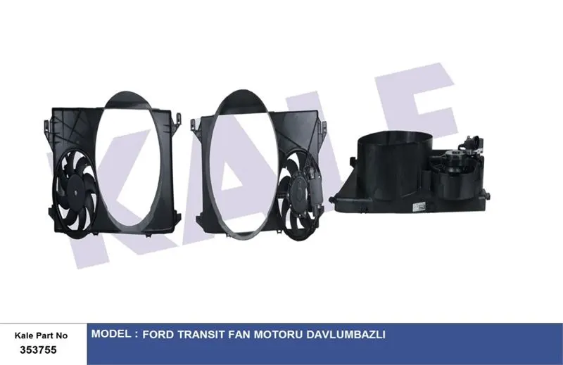 KALE RADYATOR FAN MOTORU VE PARÇALARI KALE 353755