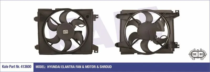 KALE RADYATOR FAN MOTORU VE PARÇALARI KALE 413600