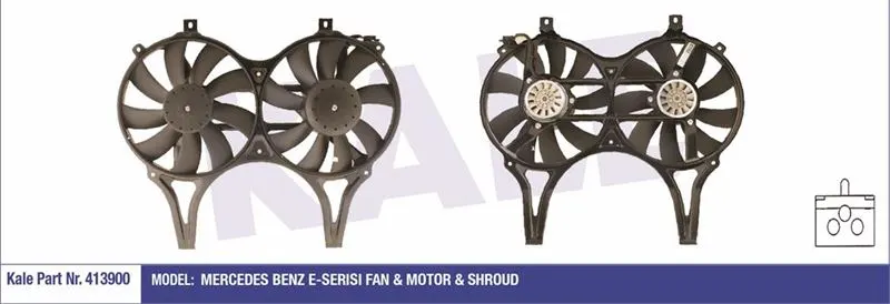 KALE RADYATOR FAN MOTORU VE PARÇALARI KALE 413900