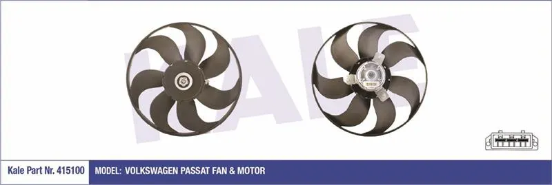 KALE RADYATOR FAN MOTORU VE PARÇALARI KALE 415100