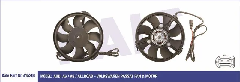 KALE RADYATOR FAN MOTORU VE PARÇALARI KALE 415300