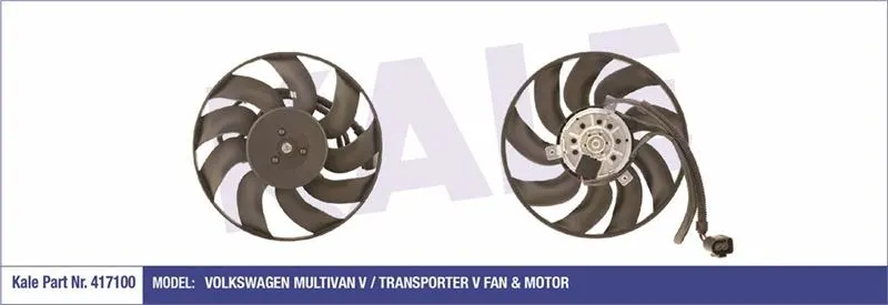 KALE RADYATOR FAN MOTORU VE PARÇALARI KALE 417100