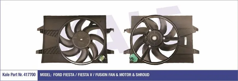 KALE RADYATOR FAN MOTORU VE PARÇALARI KALE 417700
