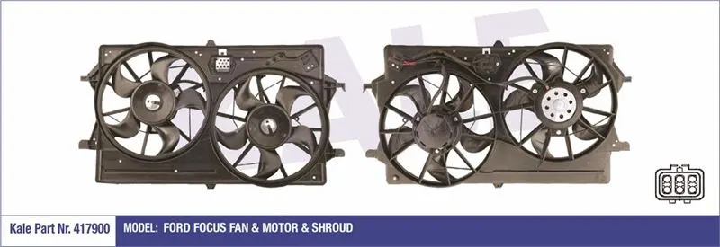 KALE RADYATOR FAN MOTORU VE PARÇALARI KALE 417900